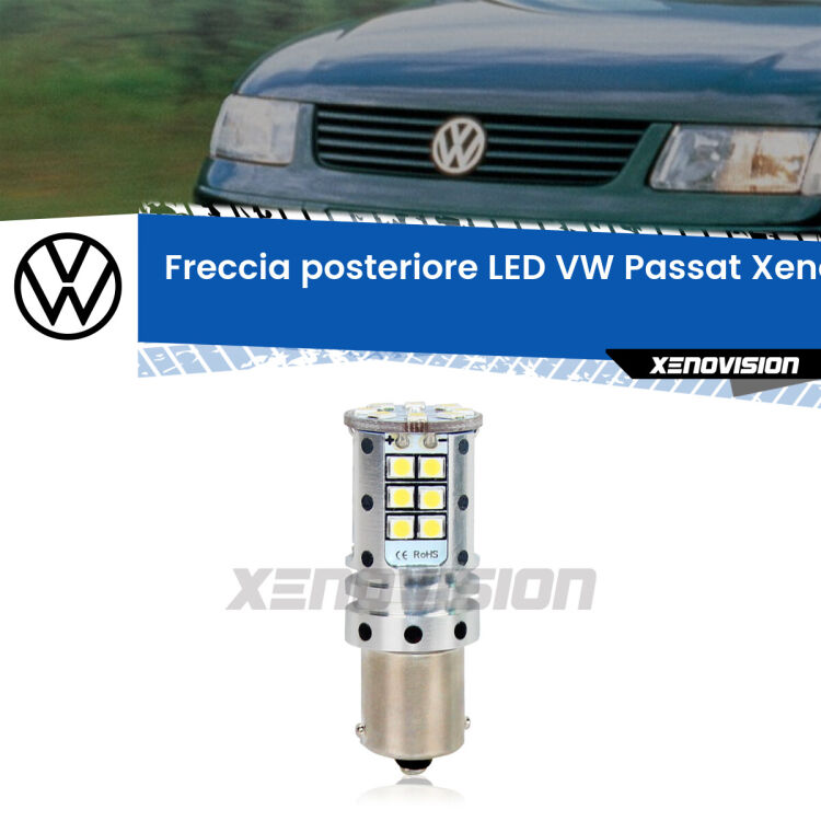 0 Freccia posteriore LED VW Passat: Xenovision Arrow P21W <strong>LED </strong><strong>P21W</strong><strong> p</strong><strong><strong>e</strong>r freccia posteriore VW Passat</strong>. 8x volte più luce, No Hyperflash, dimensioni compatte. Qualità Massima.