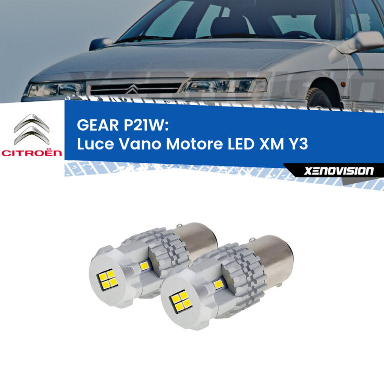 <strong>LED </strong><strong>Luce Vano Motore Citroen XM (Y3) 1989 - 1994</strong> . Due lampade LED P21W effetto Stealth, ottima resa in ogni direzione, Qualità Massima.