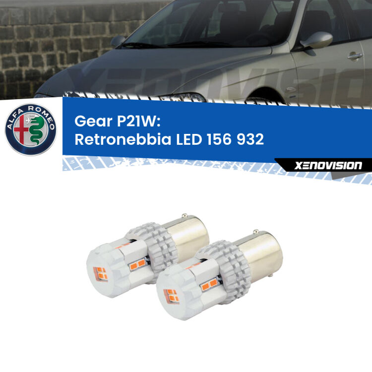 0 GEAR P21W: retronebbia LED Alfa romeo 156 (932) 1997-2005 <p>Coppia <strong>LED P21W Rossi per </strong><strong>Retronebbia</strong> <strong>Alfa romeo</strong> <strong>156 </strong>(932) 1997 - 2005: ultracompatti, illuminazione a 360 gradi e Canbus. Qualità Massima.</p>
<div> </div>