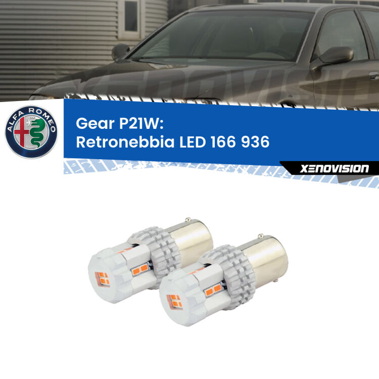 0 GEAR P21W: retronebbia LED Alfa romeo 166 (936) 1998-2007 <p>Coppia <strong>LED P21W Rossi per </strong><strong>Retronebbia</strong> <strong>Alfa romeo</strong> <strong>166 </strong>(936) 1998 - 2007: ultracompatti, illuminazione a 360 gradi e Canbus. Qualità Massima.</p>
<div> </div>