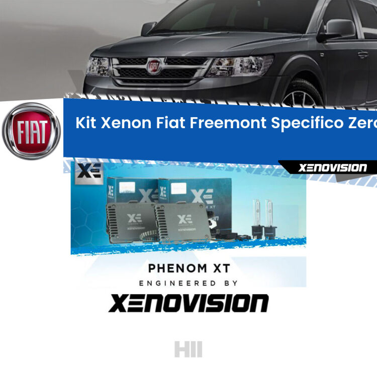 <strong>Kit Xenon </strong><strong>H11 </strong><strong>Professionale</strong> per Fiat Freemont  (2011 - 2016). Taglio di luce perfetto, zero spie e riverberi. Leggendaria elettronica Canbus Xenovision. Qualità Massima Garantita.