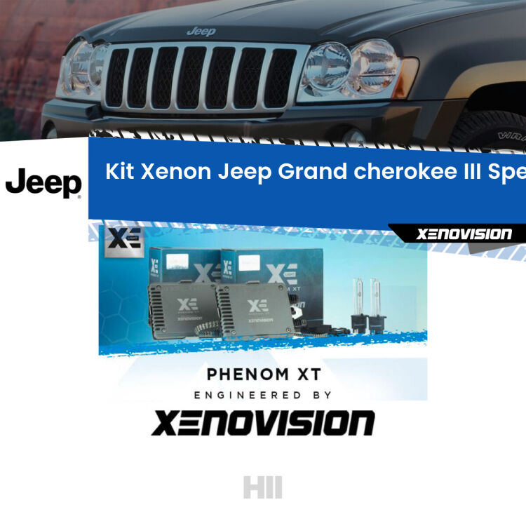 0 H11: Kit Xenon per Jeep Grand cherokee III WK (2005 - 2010) Specifico Zero-Spie <strong>Kit Xenon </strong><strong>H11 </strong><strong>Professionale</strong> per Jeep Grand cherokee III WK (2005 - 2010). Taglio di luce perfetto, zero spie e riverberi. Leggendaria elettronica Canbus Xenovision. Qualità Massima Garantita.