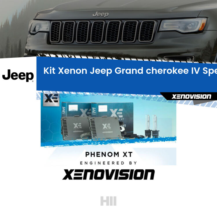 0 H11: Kit Xenon per Jeep Grand cherokee IV WK2 (2011 - 2020) Specifico Zero-Spie <strong>Kit Xenon </strong><strong>H11 </strong><strong>Professionale</strong> per Jeep Grand cherokee IV WK2 (2011 - 2020). Taglio di luce perfetto, zero spie e riverberi. Leggendaria elettronica Canbus Xenovision. Qualità Massima Garantita.