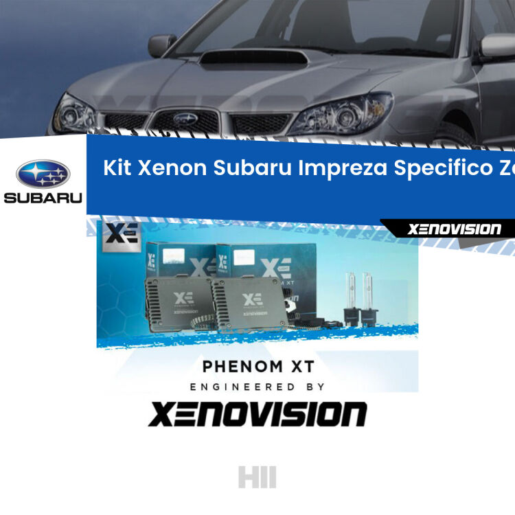 <strong>Kit Xenon </strong><strong>H11 </strong><strong>Professionale</strong> per Subaru Impreza Mk4 (2011 - 2015). Taglio di luce perfetto, zero spie e riverberi. Leggendaria elettronica Canbus Xenovision. Qualità Massima Garantita.