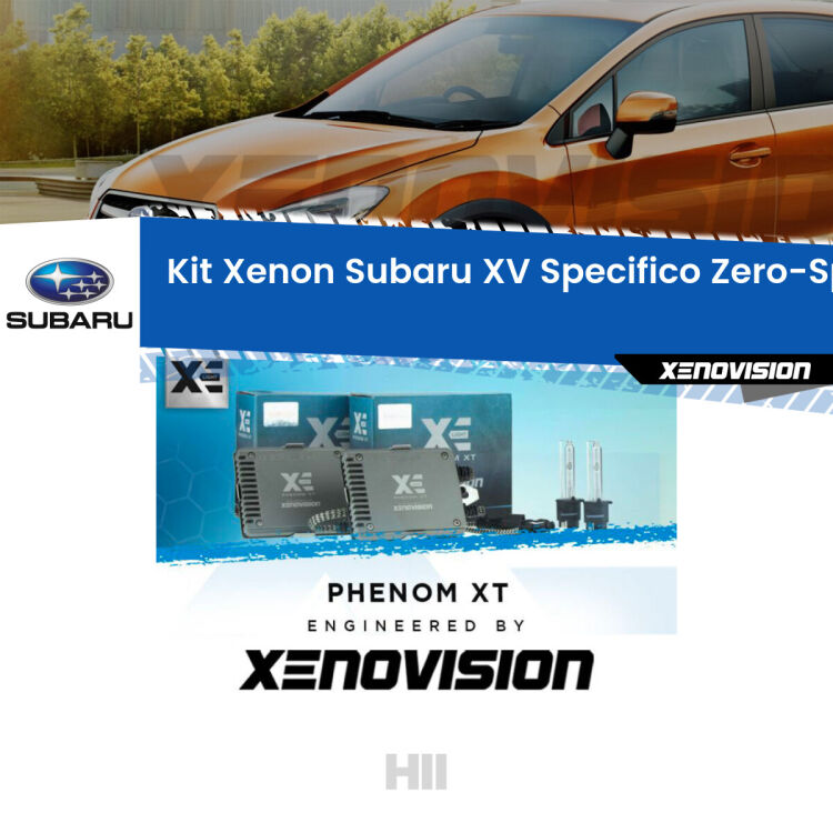 <strong>Kit Xenon </strong><strong>H11 </strong><strong>Professionale</strong> per Subaru XV GP (2012 - 2016). Taglio di luce perfetto, zero spie e riverberi. Leggendaria elettronica Canbus Xenovision. Qualità Massima Garantita.