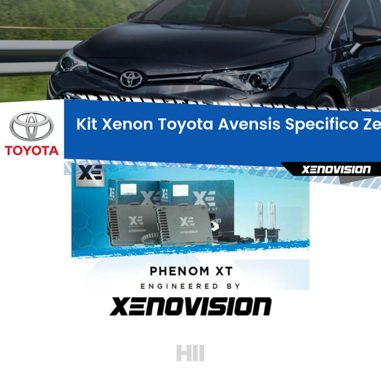 0 H11: Kit Xenon per Toyota Avensis T270 (2009 - 2015) Specifico Zero-Spie <strong>Kit Xenon </strong><strong>H11 </strong><strong>Professionale</strong> per Toyota Avensis T270 (2009 - 2015). Taglio di luce perfetto, zero spie e riverberi. Leggendaria elettronica Canbus Xenovision. Qualità Massima Garantita.