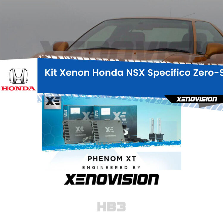 <strong>Kit Xenon&nbsp;</strong><strong>HB3&nbsp;</strong><strong>Professionale</strong>&nbsp;per Honda NSX. Taglio di luce perfetto, zero spie e riverberi. Leggendaria elettronica Canbus Xenovision. Qualit&agrave; Massima Garantita.