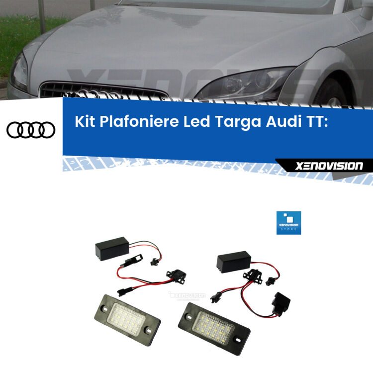 0 Kit Plafoniere Led Targa Audi TT MK2 8J