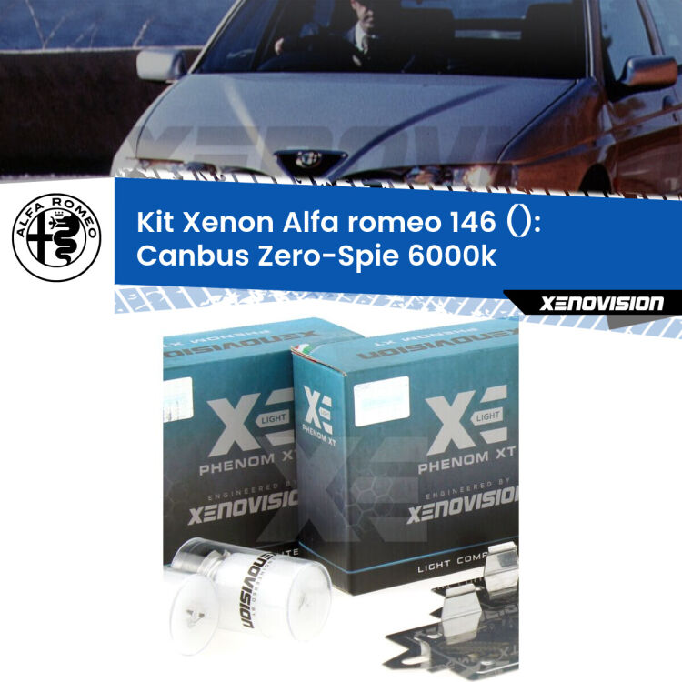 0 Kit Xenon Alfa romeo 146 ((1994 - 2001)) H1 Canbus <strong>Kit Xenon </strong><strong>H1 </strong><strong>Professionale</strong> per fari anabbaglianti Alfa romeo 146 ((1994 - 2001)). Taglio di luce perfetto, zero riverberi. Canbus zero spie. Qualità Massima Garantita.