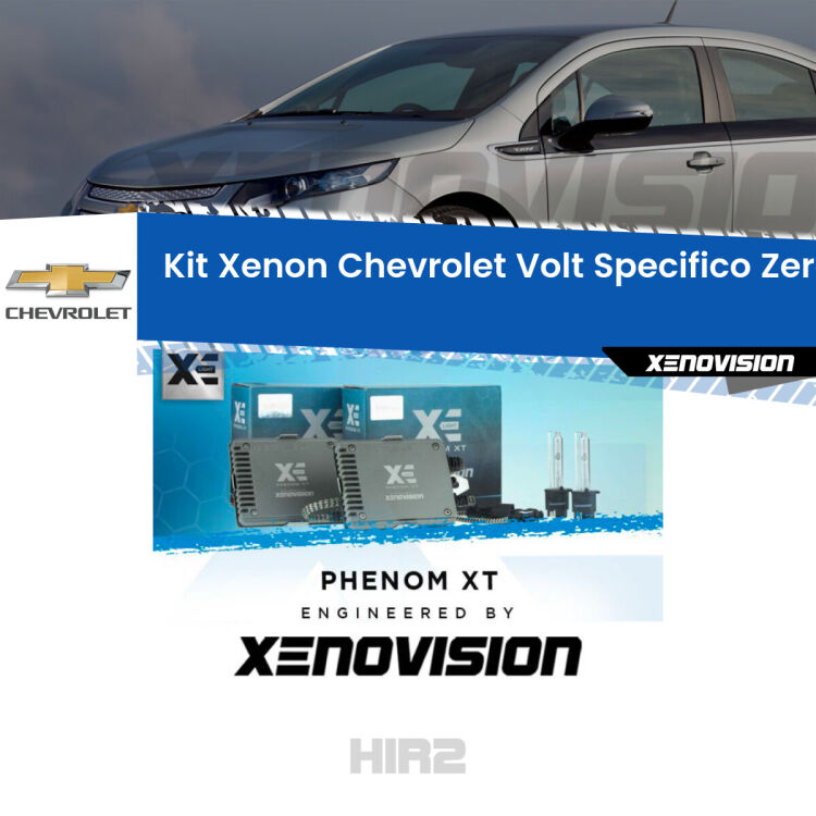<strong>Kit Xenon&nbsp;</strong><strong>HIR2&nbsp;</strong><strong>Professionale</strong>&nbsp;per Chevrolet Volt. Taglio di luce perfetto, zero spie e riverberi. Leggendaria elettronica Canbus Xenovision. Qualit&agrave; Massima Garantita.