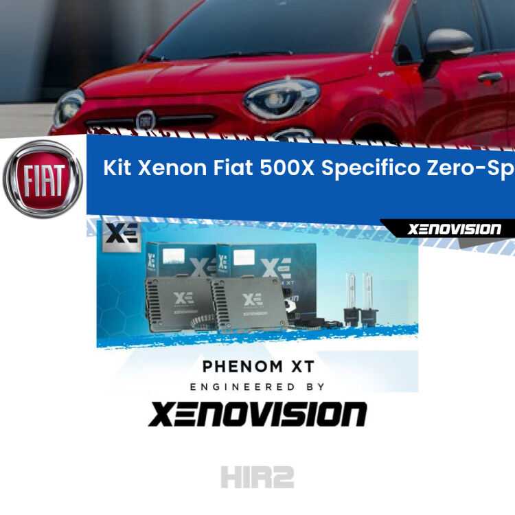 <strong>Kit Xenon&nbsp;</strong><strong>HIR2&nbsp;</strong><strong>Professionale</strong>&nbsp;per Fiat 500X. Taglio di luce perfetto, zero spie e riverberi. Leggendaria elettronica Canbus Xenovision. Qualit&agrave; Massima Garantita.