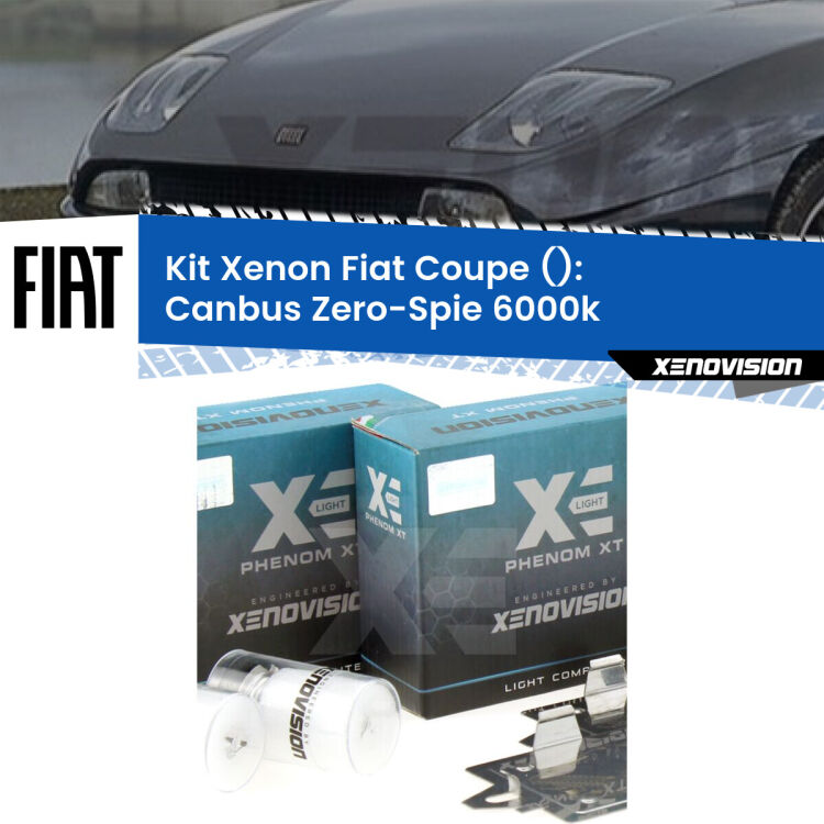0 Kit Xenon Fiat Coupe ((1993 - 2000)) H1 Canbus <strong>Kit Xenon </strong><strong>H1 </strong><strong>Professionale</strong> per fari anabbaglianti Fiat Coupe ((1993 - 2000)). Taglio di luce perfetto, zero riverberi. Canbus zero spie. Qualità Massima Garantita.