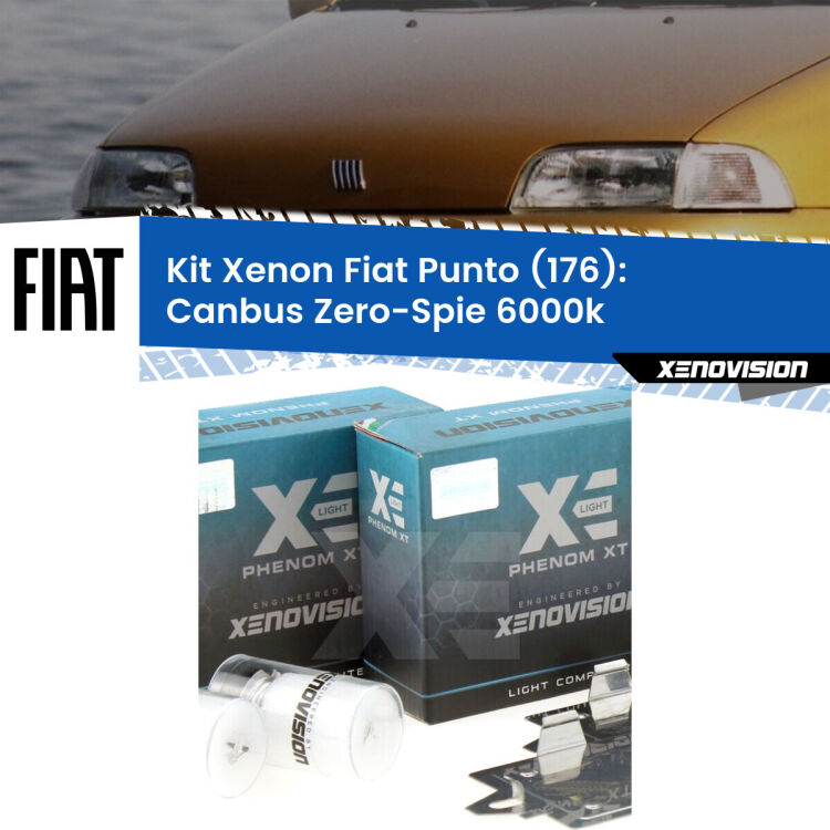 0 Kit Xenon Fiat Punto 176 ((a parabola doppia)) H1 Canbus <strong>Kit Xenon </strong><strong>H1 </strong><strong>Professionale</strong> per fari anabbaglianti Fiat Punto 176 ((a parabola doppia)). Taglio di luce perfetto, zero riverberi. Canbus zero spie. Qualità Massima Garantita.