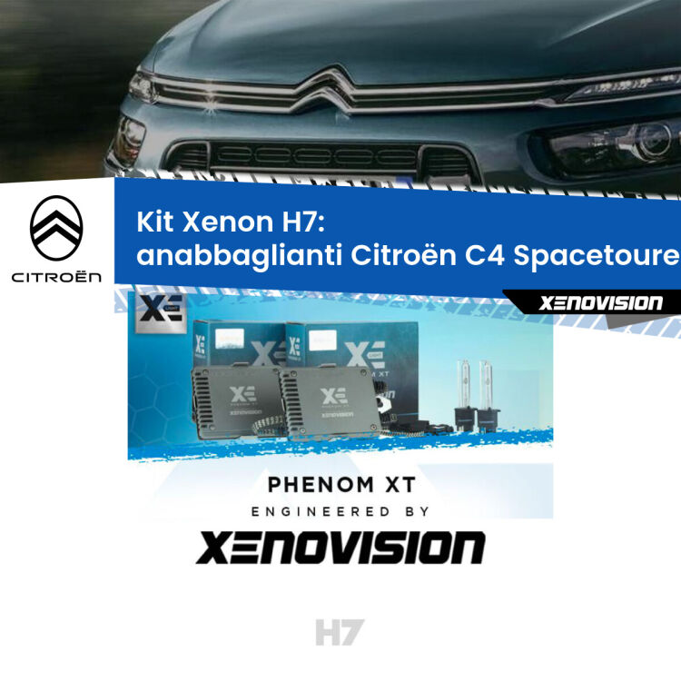 0 Kit Xenon H7 Canbus per Citroën C4 Spacetourer  (2018 in poi) <strong>Kit Xenon H7 Professionale per Citroën C4 Spacetourer </strong>  (2018 in poi). Taglio di luce perfetto, zero spie e riverberi. Leggendaria elettronica Canbus Xenovision. Qualità Massima Garantita.