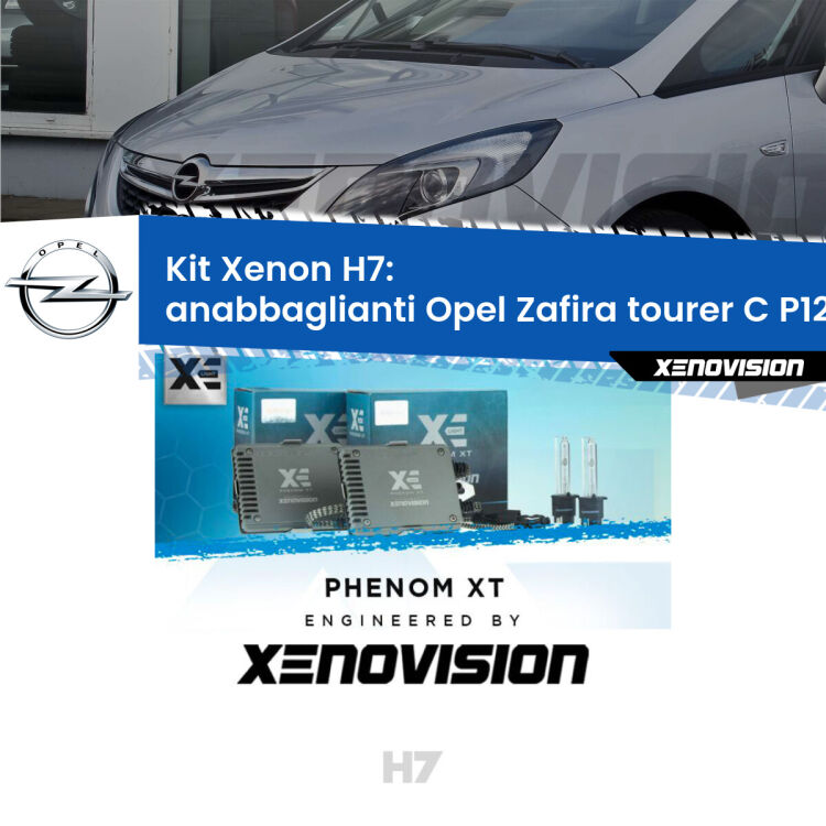 0 Kit Xenon H7 Canbus per Opel Zafira C Tourer  (2017 - 2019) <strong>Kit Xenon H7 Professionale per Opel Zafira C Tourer </strong>  (2017 - 2019). Taglio di luce perfetto, zero spie e riverberi. Leggendaria elettronica Canbus Xenovision. Qualità Massima Garantita.