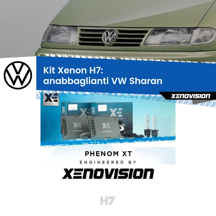 0 Kit Xenon H7 Canbus per VW Sharan  (a parabola doppia) <strong>Kit Xenon H7 Professionale per VW Sharan </strong>  (a parabola doppia). Taglio di luce perfetto, zero spie e riverberi. Leggendaria elettronica Canbus Xenovision. Qualità Massima Garantita.