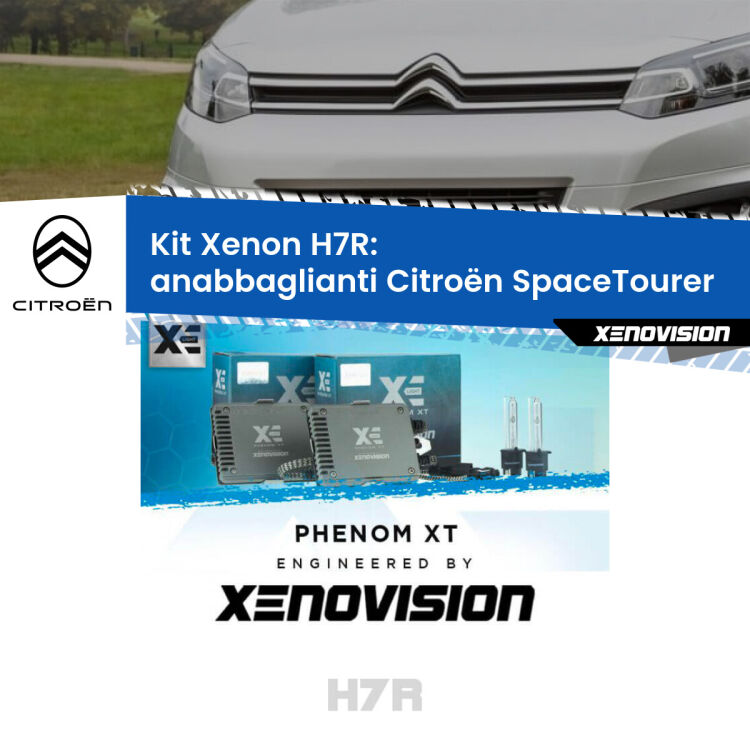 0 Kit Xenon H7-R Canbus per Citroën SpaceTourer (2016 in poi) <strong>Kit Xenon </strong><strong>H7R</strong><strong> </strong><strong>Professionale</strong> Citroën SpaceTourer</strong> (2016 in poi). Taglio di luce perfetto, zero spie e riverberi. Leggendaria elettronica Canbus Xenovision. Qualità Massima Garantita.