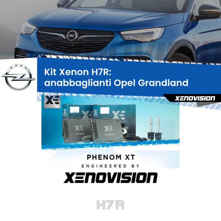 0 Kit Xenon H7-R Canbus per Opel Grandland  (2017 in poi) <strong>Kit Xenon </strong><strong>H7R</strong><strong> </strong><strong>Professionale</strong> Opel Grandland</strong>  (2017 in poi). Taglio di luce perfetto, zero spie e riverberi. Leggendaria elettronica Canbus Xenovision. Qualità Massima Garantita.