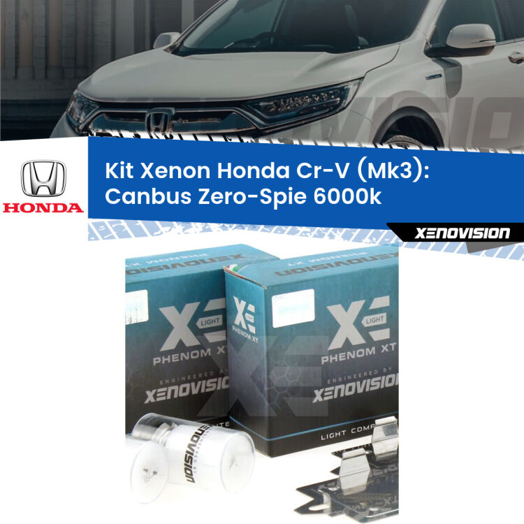0 Kit Xenon Honda Cr-V Mk3 ((2006 - 2010)) H1 Canbus <strong>Kit Xenon </strong><strong>H1 </strong><strong>Professionale</strong> per fari anabbaglianti Honda Cr-V Mk3 ((2006 - 2010)). Taglio di luce perfetto, zero riverberi. Canbus zero spie. Qualità Massima Garantita.