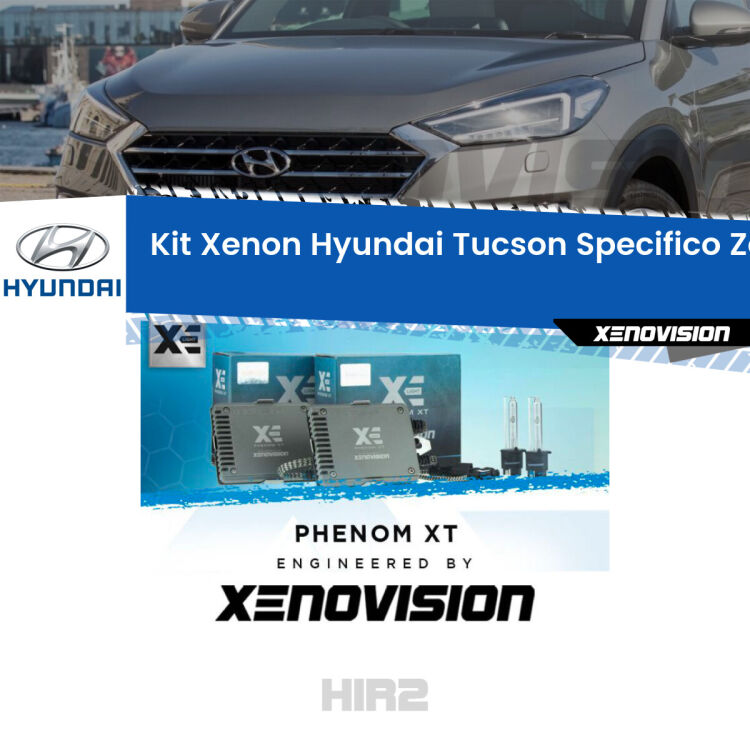 <strong>Kit Xenon&nbsp;</strong><strong>HIR2&nbsp;</strong><strong>Professionale</strong>&nbsp;per Hyundai Tucson. Taglio di luce perfetto, zero spie e riverberi. Leggendaria elettronica Canbus Xenovision. Qualit&agrave; Massima Garantita.