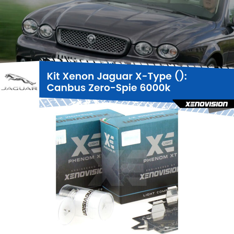 0 Kit Xenon Jaguar X-Type  ((2001 - 2009)) H1 Canbus <strong>Kit Xenon </strong><strong>H1 </strong><strong>Professionale</strong> per fari anabbaglianti Jaguar X-Type  ((2001 - 2009)). Taglio di luce perfetto, zero riverberi. Canbus zero spie. Qualità Massima Garantita.