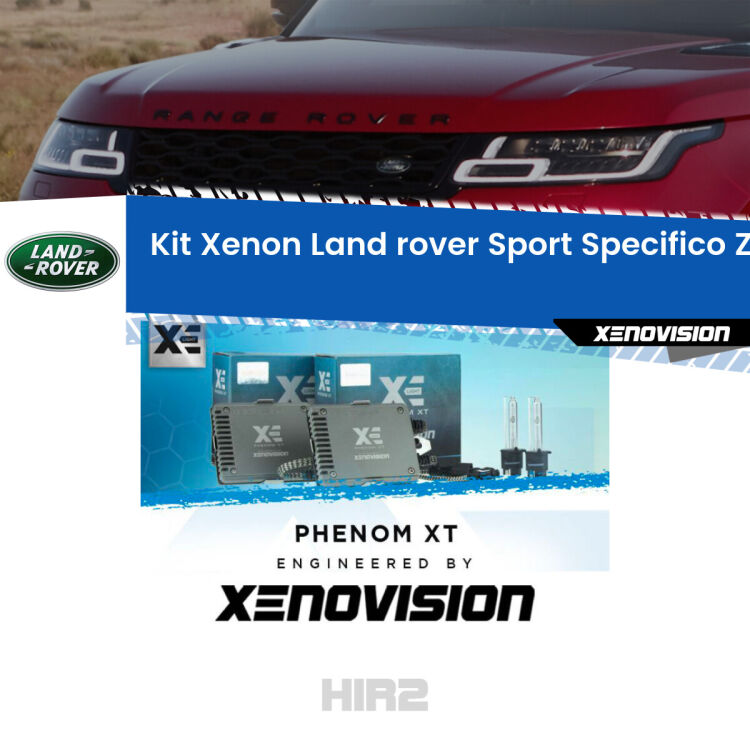 0 Kit Xenon Land rover Sport L494 (in poi) <strong>Kit Xenon </strong><strong>HIR2 </strong><strong>Professionale</strong> per Land rover Sport. Taglio di luce perfetto, zero spie e riverberi. Leggendaria elettronica Canbus Xenovision. Qualità Massima Garantita.