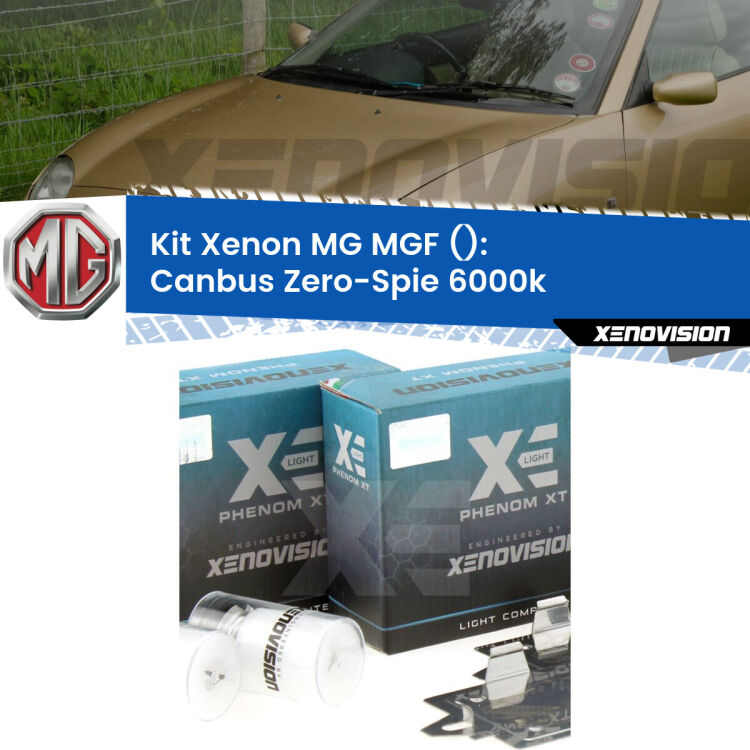 0 Kit Xenon MG MGF  ((1995 - 2002)) H1 Canbus <strong>Kit Xenon </strong><strong>H1 </strong><strong>Professionale</strong> per fari anabbaglianti MG MGF  ((1995 - 2002)). Taglio di luce perfetto, zero riverberi. Canbus zero spie. Qualità Massima Garantita.