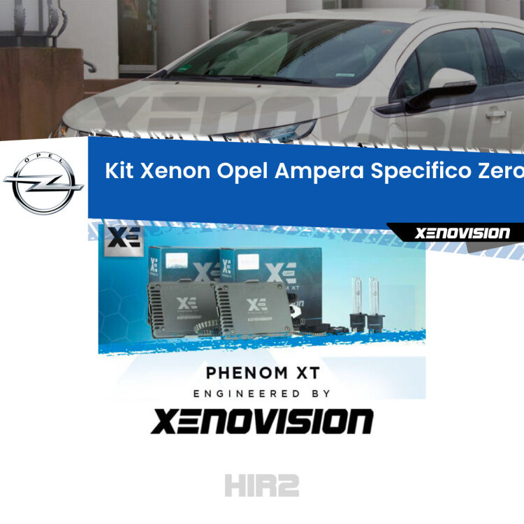 0 Kit Xenon Opel Ampera R12 (2011 - 2015) <strong>Kit Xenon </strong><strong>HIR2 </strong><strong>Professionale</strong> per Opel Ampera. Taglio di luce perfetto, zero spie e riverberi. Leggendaria elettronica Canbus Xenovision. Qualità Massima Garantita.