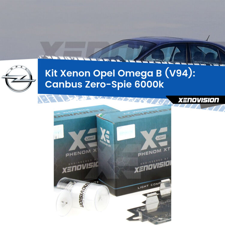 0 Kit Xenon Opel Omega B V94 ((1994 - 2003)) H1 Canbus <strong>Kit Xenon </strong><strong>H1 </strong><strong>Professionale</strong> per fari anabbaglianti Opel Omega B V94 ((1994 - 2003)). Taglio di luce perfetto, zero riverberi. Canbus zero spie. Qualità Massima Garantita.