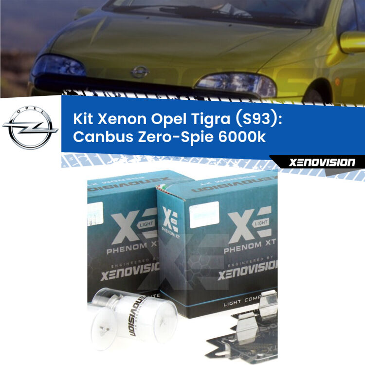0 Kit Xenon Opel Tigra S93 ((1994 - 2000)) H1 Canbus <strong>Kit Xenon </strong><strong>H1 </strong><strong>Professionale</strong> per fari anabbaglianti Opel Tigra S93 ((1994 - 2000)). Taglio di luce perfetto, zero riverberi. Canbus zero spie. Qualità Massima Garantita.