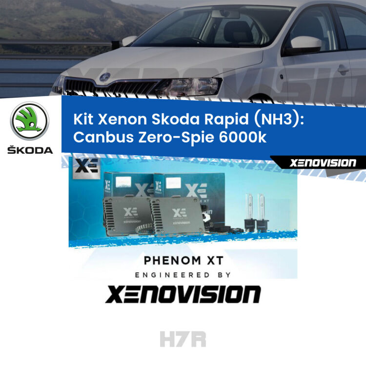 0 Kit Xenon H7-R Canbus per Skoda Rapid NH3 (2012 - 2021) <strong>Kit Xenon </strong><strong>H7R</strong><strong> </strong><strong>Professionale</strong> Skoda Rapid</strong> NH3 (2012 - 2021). Taglio di luce perfetto, zero spie e riverberi. Leggendaria elettronica Canbus Xenovision. Qualità Massima Garantita.