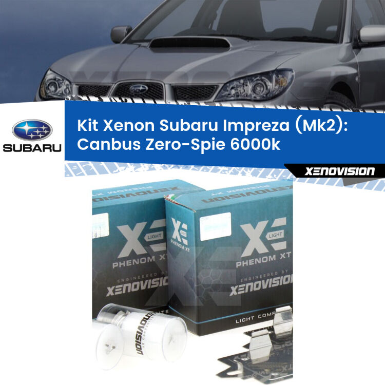 0 Kit Xenon Subaru Impreza Mk2 ((a parabola doppia)) H1 Canbus <strong>Kit Xenon </strong><strong>H1 </strong><strong>Professionale</strong> per fari anabbaglianti Subaru Impreza Mk2 ((a parabola doppia)). Taglio di luce perfetto, zero riverberi. Canbus zero spie. Qualità Massima Garantita.