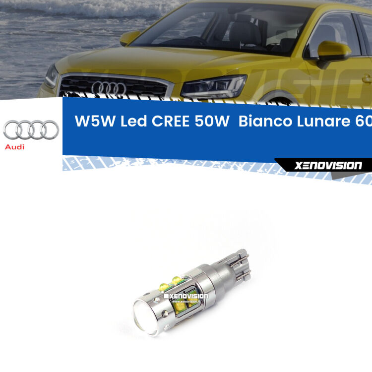 0 Torpedo W5W: LED per Luce Bagagliaio Q2 (GAB) 2016 -2018 <p><span style="color: #626262;">15.0x volte più luce. </span><span style="color: #626262;">Lampadina Led per luce bagagliaio Audi Q2 con 10 chip Led CREE da 5W ciascuno. lluminazione poderosa a 360 gradi, luminosità incredibile. Qualità Massima Garantita.</span></p>