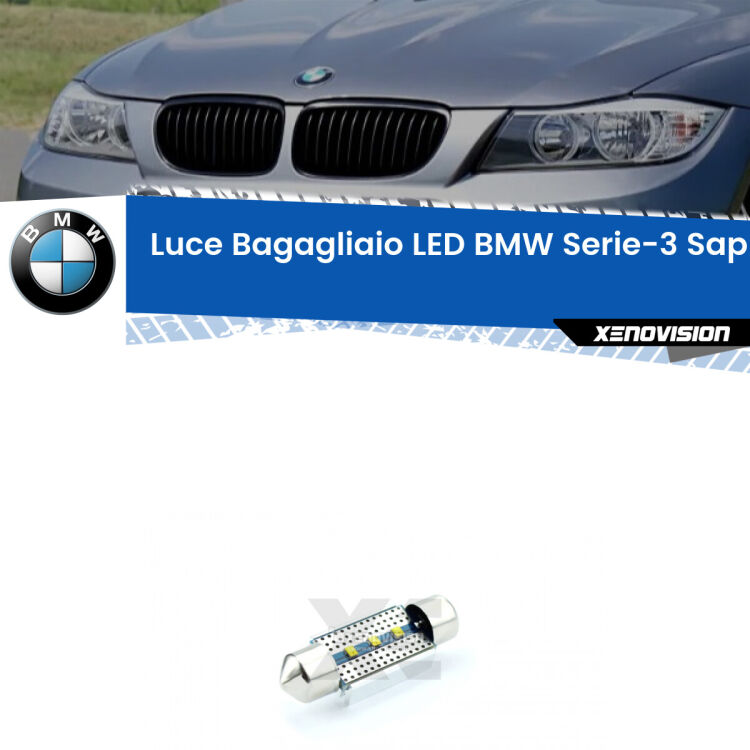 0 Luce Bagagliaio LED BMW Serie-3: LED Sapphire <div><strong>luce bagagliaio LED BMW Serie-3 </strong><strong>(E46) </strong>con 3 chip PHILIPS ZES per una luce incredibilmente potente e pura. Un vero gioiello.</div>
<div> </div>