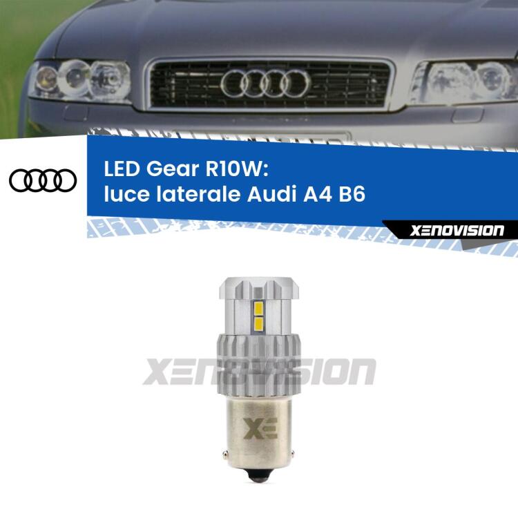 <strong>LED R10W per </strong><strong>luce laterale Audi A4 (B6) 2000 - 2004</strong><strong>. </strong> 3x più luce, compatta. Top Quality.