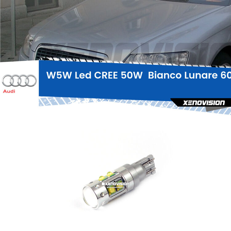 0 Torpedo W5W: LED per Luce Sottoporta A6 (C6) 2004 -2011 <p><span style="color: #626262;">15.0x volte più luce. </span><span style="color: #626262;">Lampadina Led per luce sottoporta Audi A6 con 10 chip Led CREE da 5W ciascuno. lluminazione poderosa a 360 gradi, luminosità incredibile. Qualità Massima Garantita.</span></p>