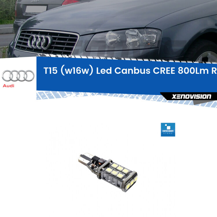 0 Luce Stop LED Audi A3 | XPRO CR35 (1 pz) <p><span style="color: #626262;">5x volte più luce. Un LED luce rossa T15 (w16w) per luce stop su </span><span style="color: #626262;">Audi A3</span><span style="color: #626262;">. Si inseriscono ovunque. Canbus, Top Quality.</span></p>