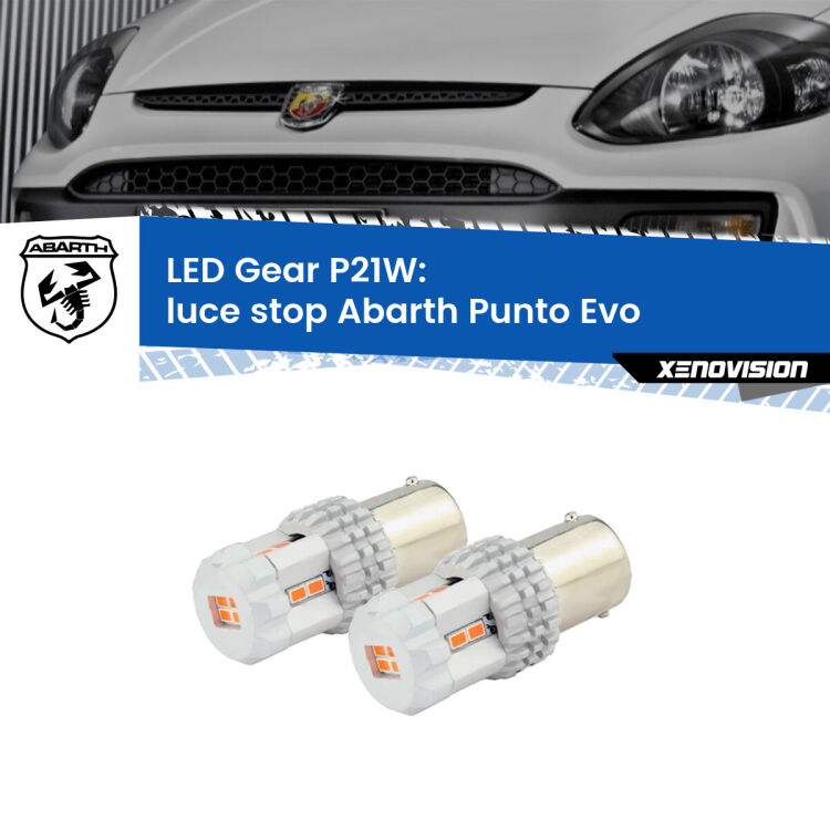 0 Luce Stop LED per Abarth Punto Evo 2010 - 2014: P21W Gear <p>Coppia <strong>LED P21W Rossi per </strong><strong>luce Stop</strong> <strong>Abarth</strong> <strong>Punto Evo </strong> 2010 - 2014: ultracompatti, illuminazione a 360 gradi e Canbus. Qualità Massima.</p>
<div> </div>