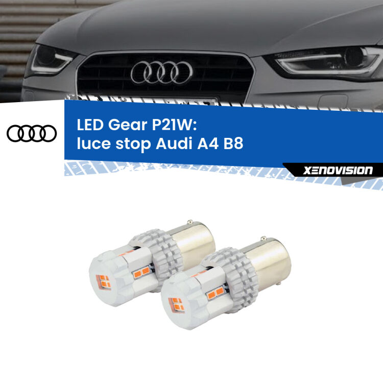 0 Luce Stop LED per Audi A4 B8 Berlina: P21W Gear <p>Coppia <strong>LED P21W Rossi per </strong><strong>luce Stop</strong> <strong>Audi</strong> <strong>A4 </strong>(B8) Berlina: ultracompatti, illuminazione a 360 gradi e Canbus. Qualità Massima.</p>
<div> </div>
