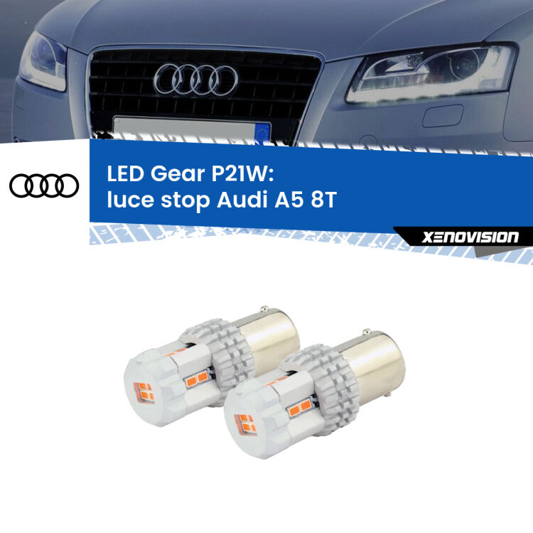 0 Luce Stop LED per Audi A5 8T 2007 - 2017: P21W Gear <p>Coppia <strong>LED P21W Rossi per </strong><strong>luce Stop</strong> <strong>Audi</strong> <strong>A5 </strong>(8T) 2007 - 2017: ultracompatti, illuminazione a 360 gradi e Canbus. Qualità Massima.</p>
<div> </div>