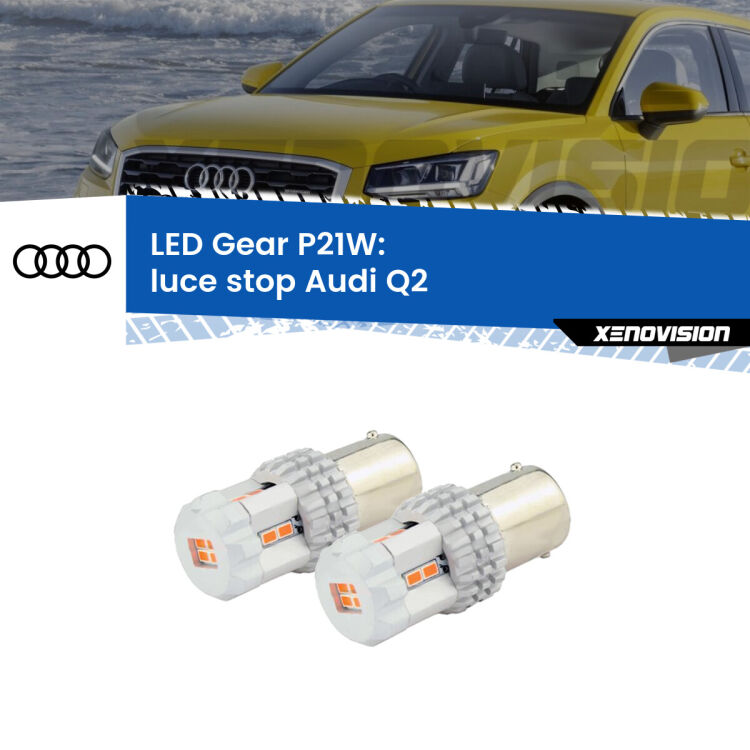 0 Luce Stop LED per Audi Q2 2016 - 2018: P21W Gear <p>Coppia <strong>LED P21W Rossi per </strong><strong>luce Stop</strong> <strong>Audi</strong> <strong>Q2 </strong> 2016 - 2018: ultracompatti, illuminazione a 360 gradi e Canbus. Qualità Massima.</p>
<div> </div>