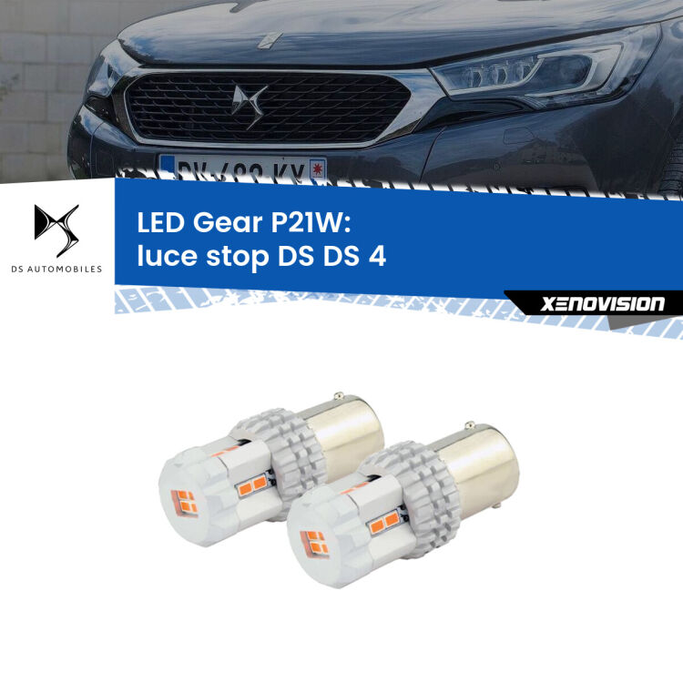 0 Luce Stop LED per DS DS 4 2015 in poi: P21W Gear <p>Coppia <strong>LED P21W Rossi per </strong><strong>luce Stop</strong> <strong>DS</strong> <strong>DS 4 </strong> 2015 in poi: ultracompatti, illuminazione a 360 gradi e Canbus. Qualità Massima.</p>
<div> </div>