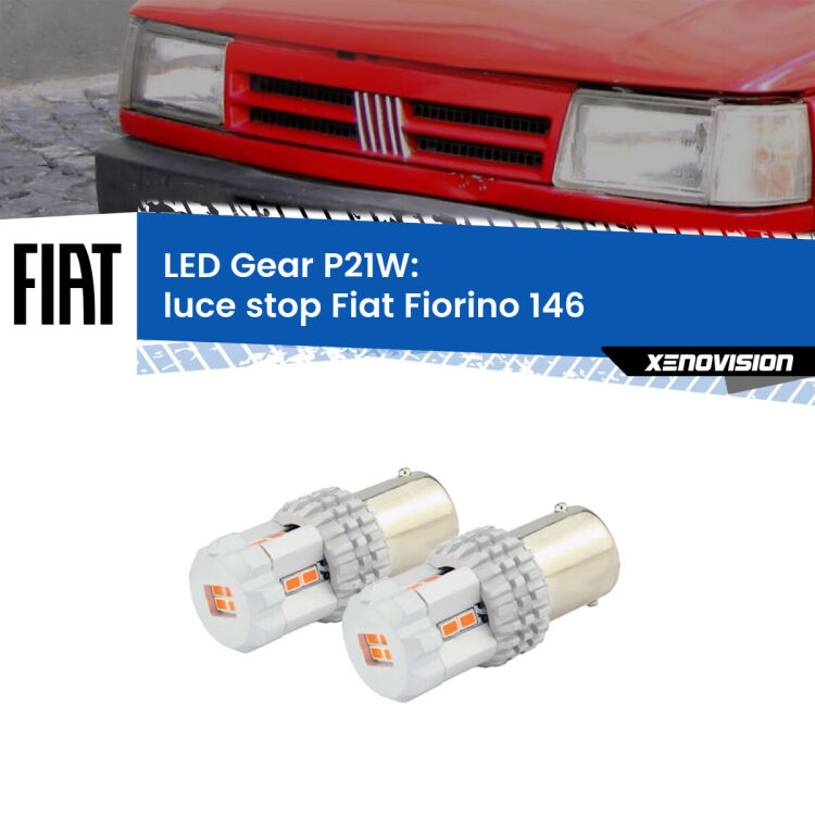 0 Luce Stop LED per Fiat Fiorino 146 1988 - 2001: P21W Gear <p>Coppia <strong>LED P21W Rossi per </strong><strong>luce Stop</strong> <strong>Fiat</strong> <strong>Fiorino </strong>(146) 1988 - 2001: ultracompatti, illuminazione a 360 gradi e Canbus. Qualità Massima.</p>
<div> </div>