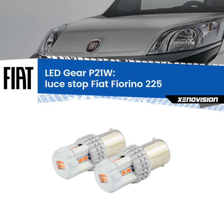 0 Luce Stop LED per Fiat Fiorino 225 2008 - 2021: P21W Gear <p>Coppia <strong>LED P21W Rossi per </strong><strong>luce Stop</strong> <strong>Fiat</strong> <strong>Fiorino </strong>(225) 2008 - 2021: ultracompatti, illuminazione a 360 gradi e Canbus. Qualità Massima.</p>
<div> </div>