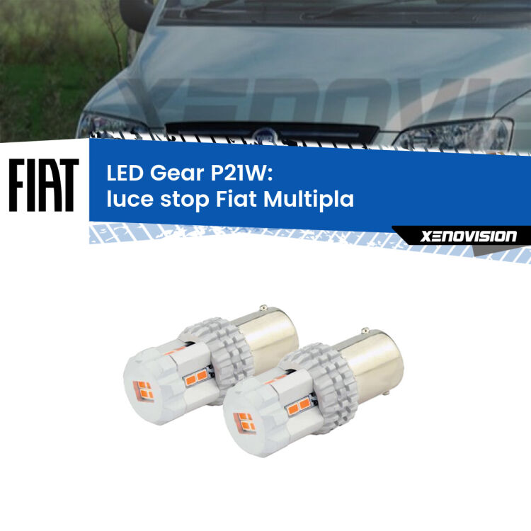 0 Luce Stop LED per Fiat Multipla 1999 - 2010: P21W Gear <p>Coppia <strong>LED P21W Rossi per </strong><strong>luce Stop</strong> <strong>Fiat</strong> <strong>Multipla </strong> 1999 - 2010: ultracompatti, illuminazione a 360 gradi e Canbus. Qualità Massima.</p>
<div> </div>