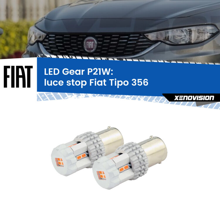 0 Luce Stop LED per Fiat Tipo 356 2015 in poi: P21W Gear <p>Coppia <strong>LED P21W Rossi per </strong><strong>luce Stop</strong> <strong>Fiat</strong> <strong>Tipo </strong>(356) 2015 in poi: ultracompatti, illuminazione a 360 gradi e Canbus. Qualità Massima.</p>
<div> </div>