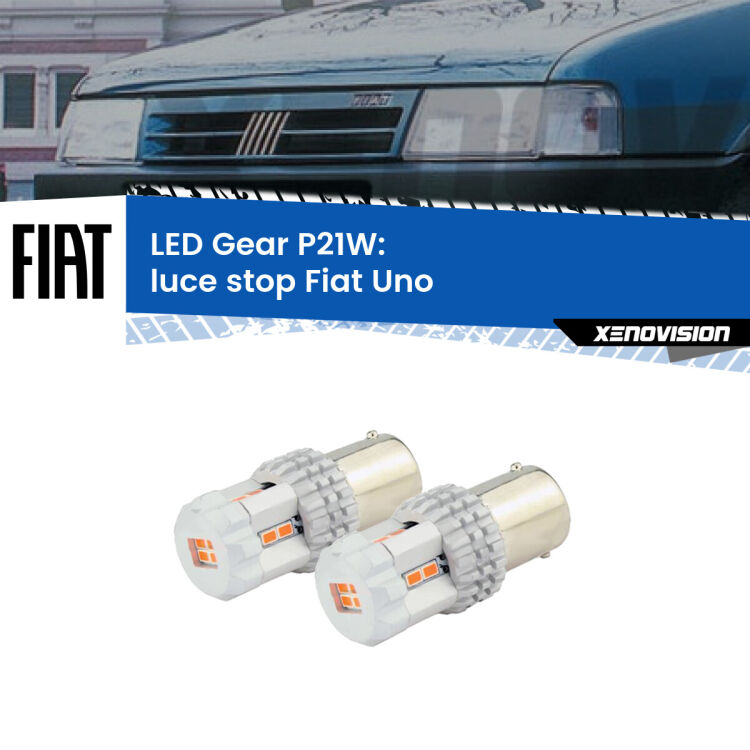 0 Luce Stop LED per Fiat Uno 1983 - 1995: P21W Gear <p>Coppia <strong>LED P21W Rossi per </strong><strong>luce Stop</strong> <strong>Fiat</strong> <strong>Uno </strong> 1983 - 1995: ultracompatti, illuminazione a 360 gradi e Canbus. Qualità Massima.</p>
<div> </div>