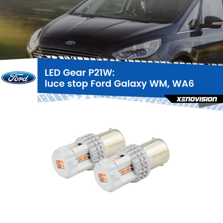 0 Luce Stop LED per Ford Galaxy WM, WA6 2006 - 2015: P21W Gear <p>Coppia <strong>LED P21W Rossi per </strong><strong>luce Stop</strong> <strong>Ford</strong> <strong>Galaxy </strong>(WM, WA6) 2006 - 2015: ultracompatti, illuminazione a 360 gradi e Canbus. Qualità Massima.</p>
<div> </div>