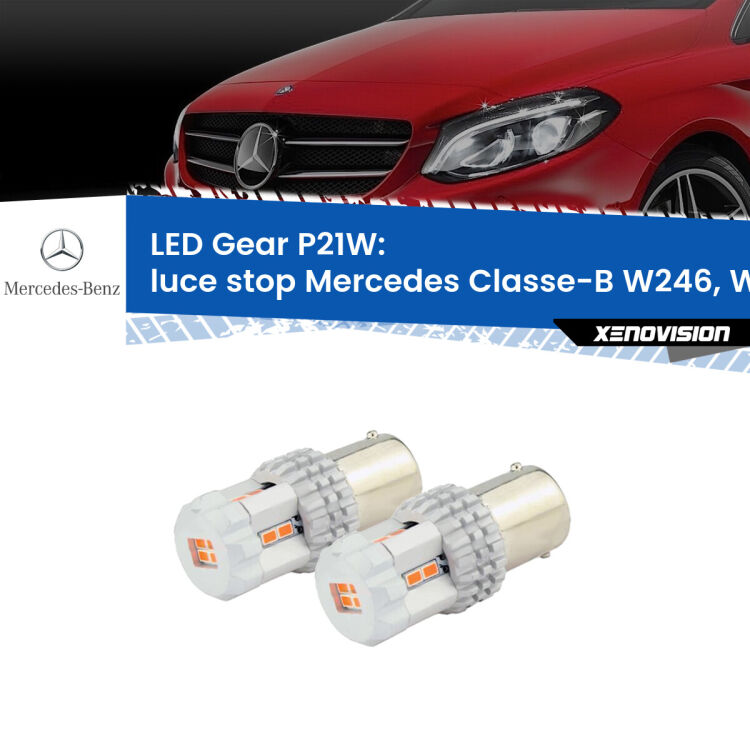 0 Luce Stop LED per Mercedes Classe-B W246, W242 2011 - 2018: P21W Gear <p>Coppia <strong>LED P21W Rossi per </strong><strong>luce Stop</strong> <strong>Mercedes</strong> <strong>Classe-B </strong>(W246, W242) 2011 - 2018: ultracompatti, illuminazione a 360 gradi e Canbus. Qualità Massima.</p>
<div> </div>