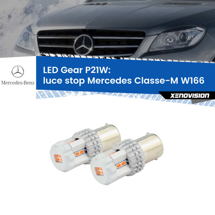 0 Luce Stop LED per Mercedes Classe-M W166 2011 - 2015: P21W Gear <p>Coppia <strong>LED P21W Rossi per </strong><strong>luce Stop</strong> <strong>Mercedes</strong> <strong>Classe-M </strong>(W166) 2011 - 2015: ultracompatti, illuminazione a 360 gradi e Canbus. Qualità Massima.</p>
<div> </div>